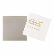 VOWFOO Funny Quote Cocktail Napkins 100pcs 4.5x4.5in 2-ply We Were Cool