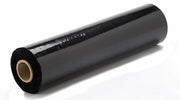 18" Black Stretch Film Wrap 1200ft 500% Stretch Heavy Duty 1 Pack