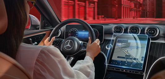 GEAMCAR Mercedes Benz GLC 11.9" Tempered Glass Screen Protector Clear