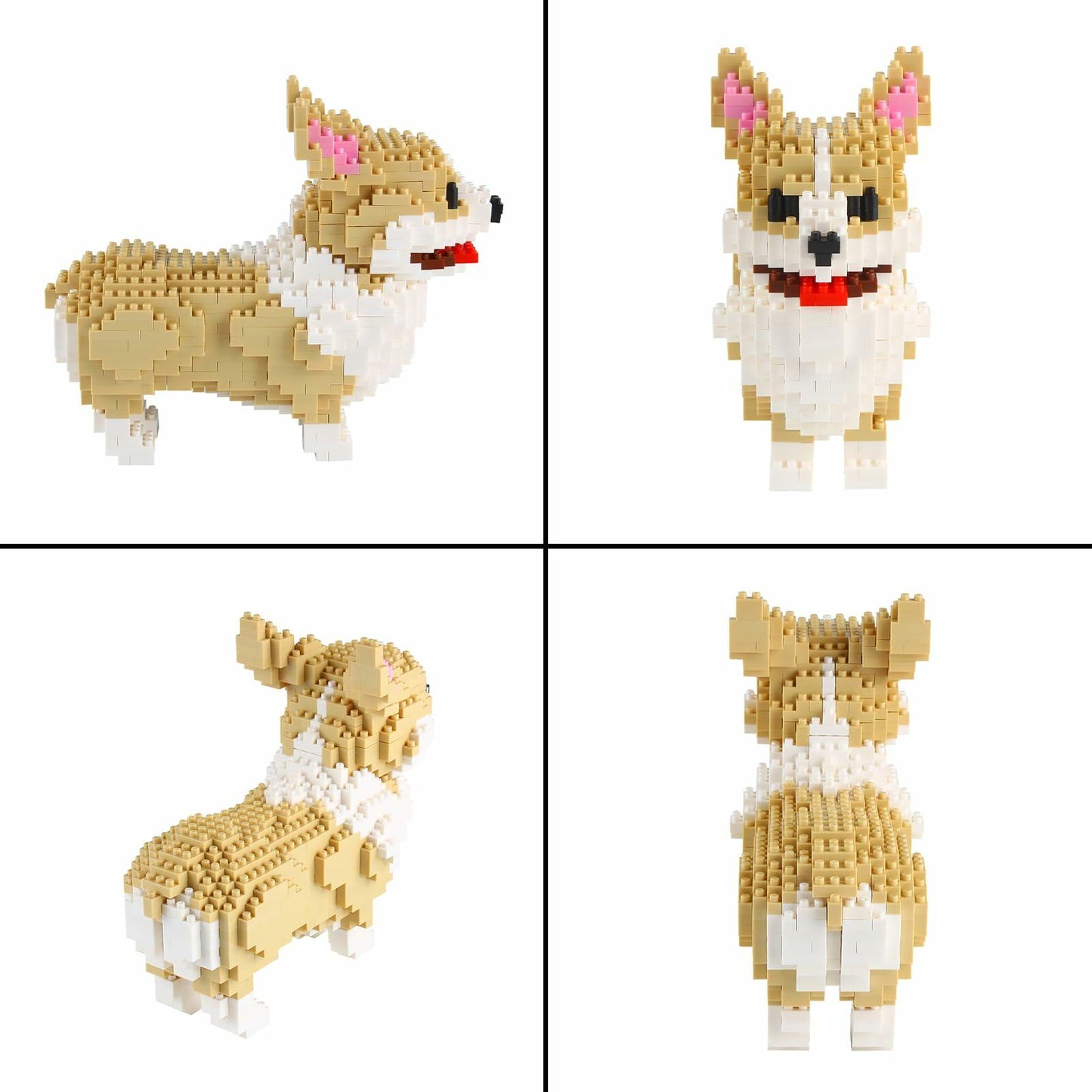 Larcele Micro Dog Building Blocks Welsh Corgi 950 Pieces KLJM-02