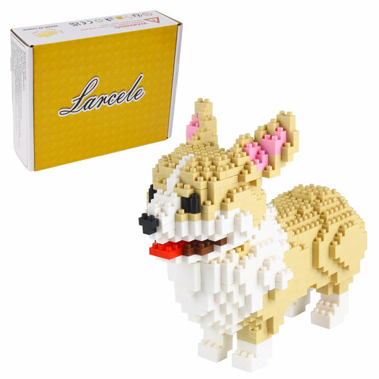 Larcele Micro Dog Building Blocks Welsh Corgi 950 Pieces KLJM-02