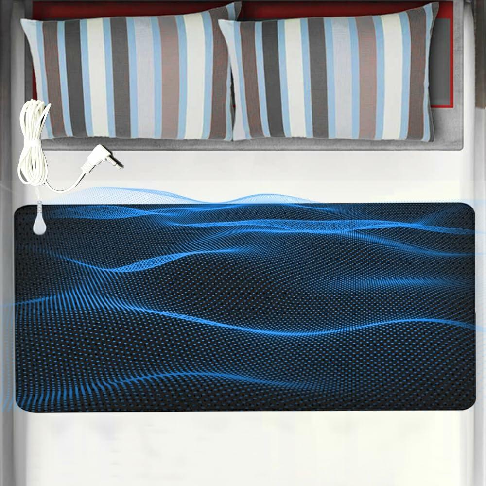 Grounding Sleep Mat Earthing Pad 23x60 with 15ft Cord Queen Size