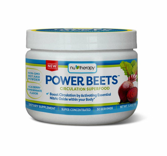 BestBy12/25 Nu-Therapy Power Beets Superfood Acai Pomegranate 5.8oz 30ct
