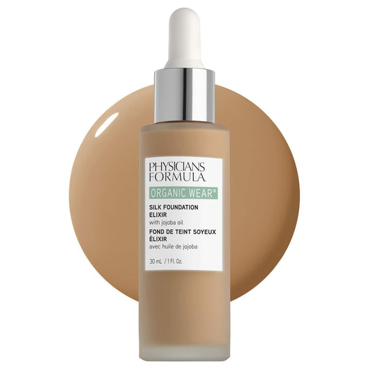 Physicians Formula Organic Wear All Natural Liquid Foundation Elixir Medium