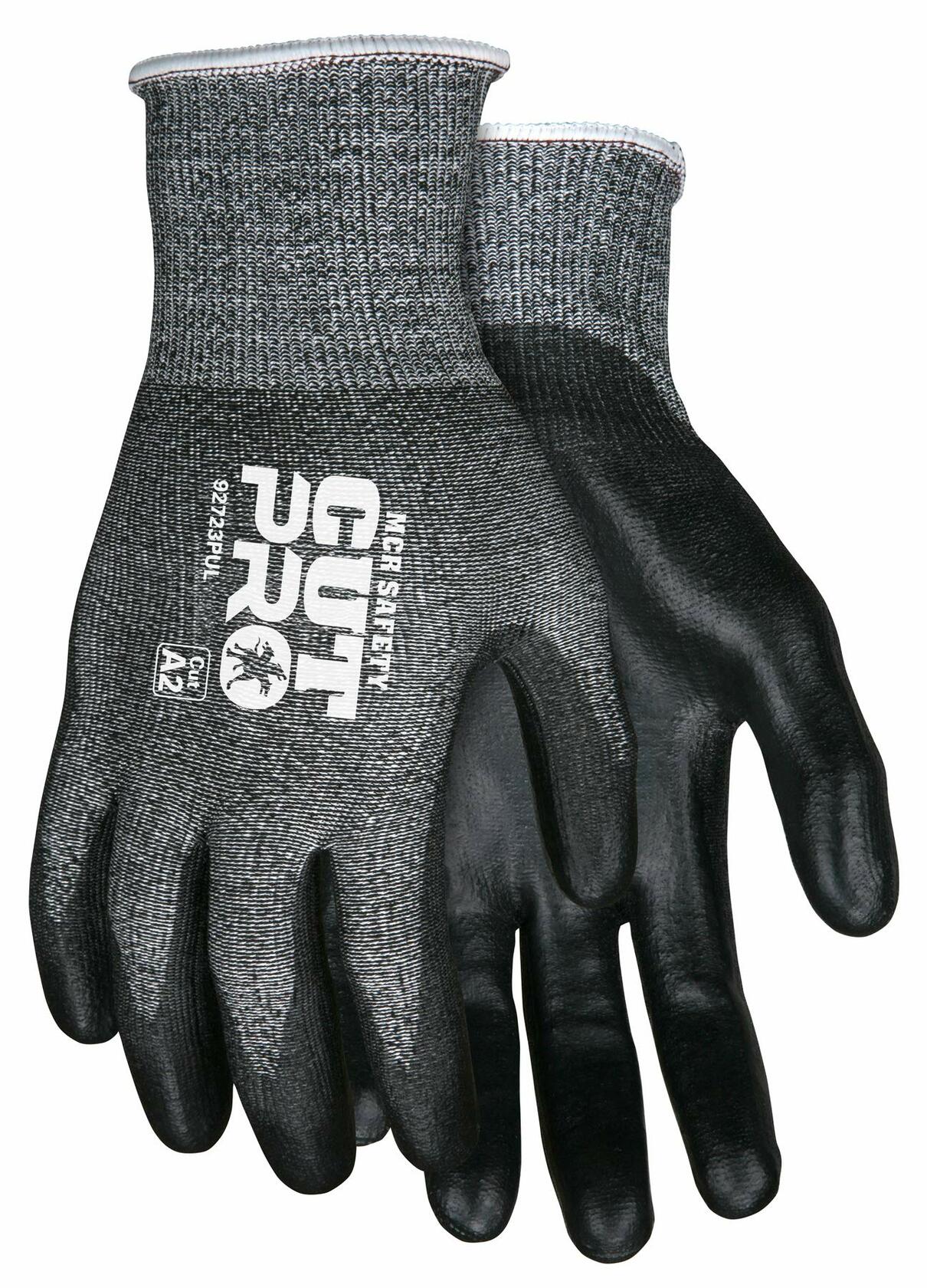 MCR Safety 92723PUS Cut Pro 13 Gauge HyperMax Work Glove Polyurethane Small
