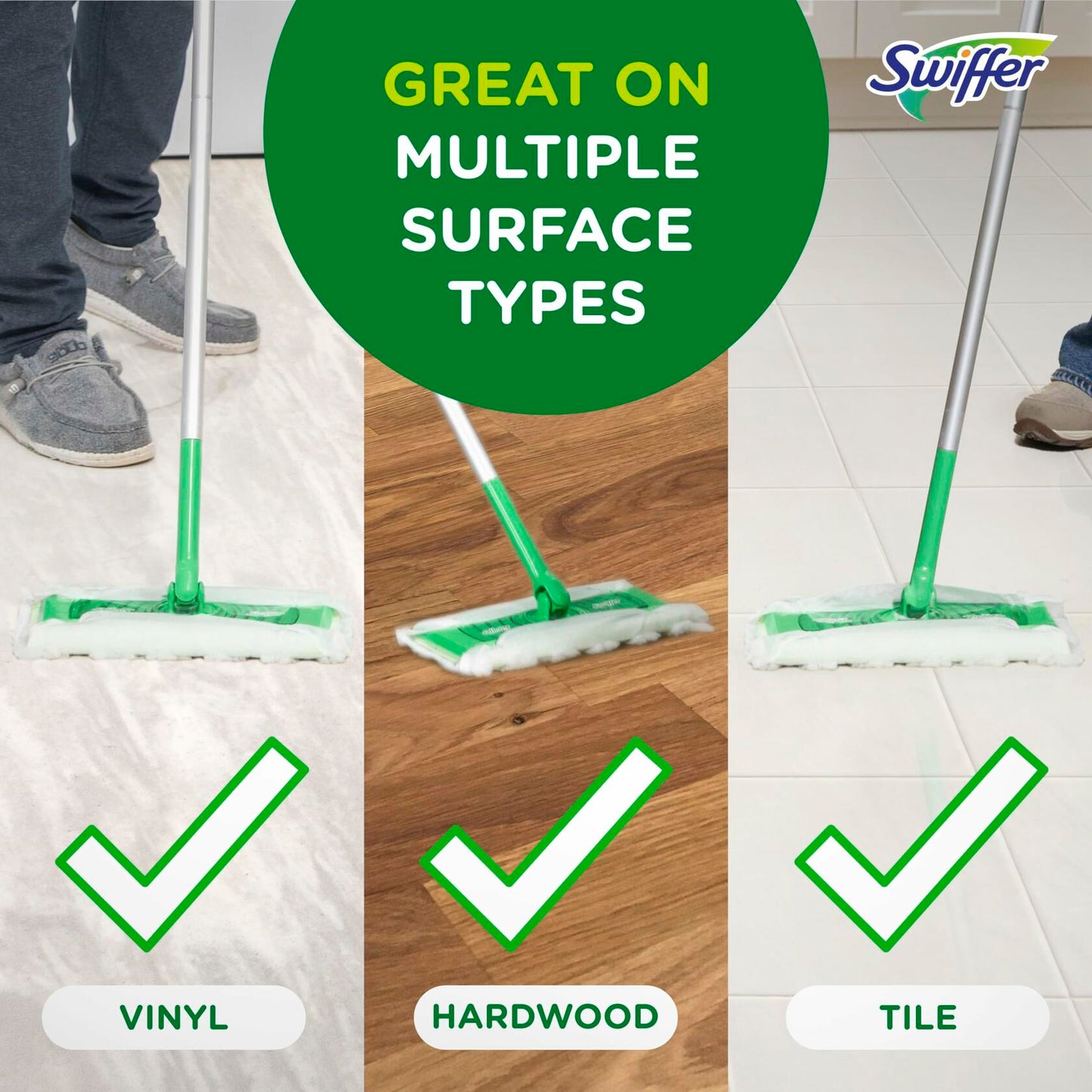 [Acceptable] Swiffer Sweeper Pet Heavy Duty Dry Cloth Refills Febreze 32 Count