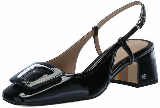 Sam Edelman Tracie Pump Black Patent Size 9 M