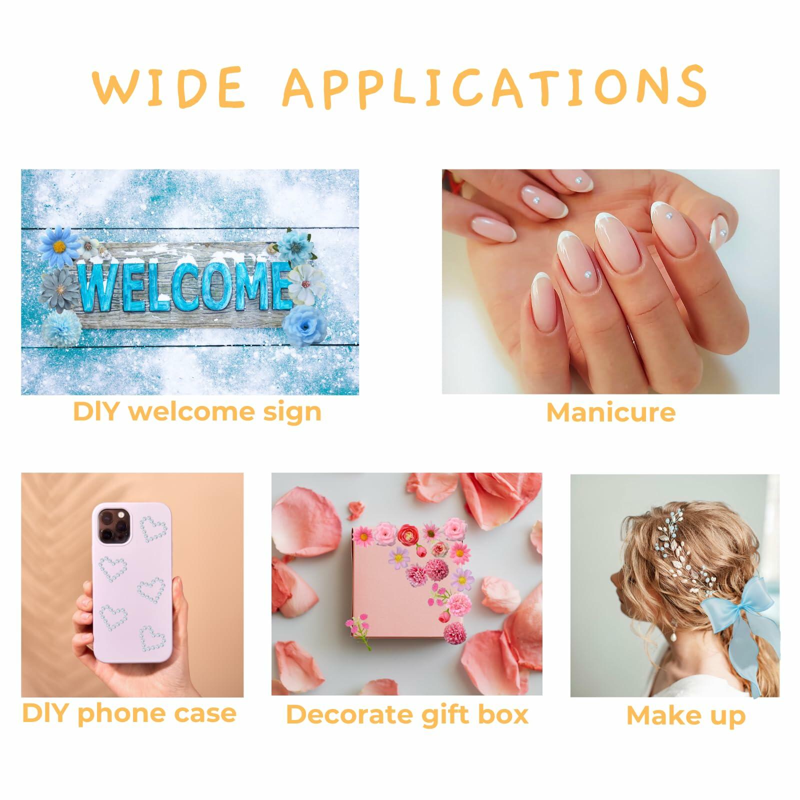 Graduation Cap Decorations 2025 Grad Kit Flowers Butterfly Pearls DIY Set