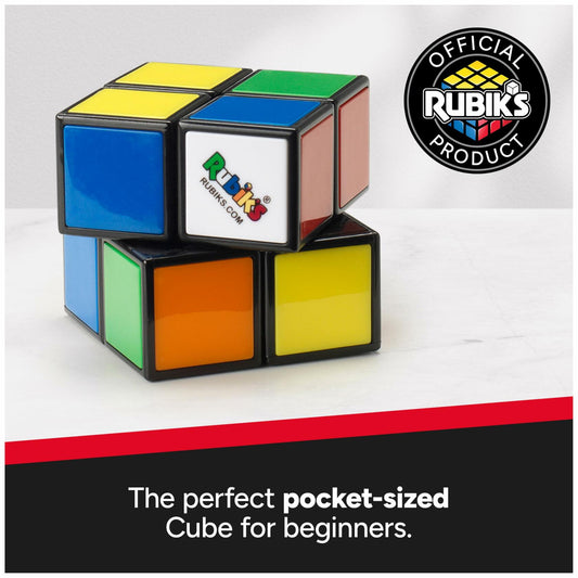 [Like_new] Rubik's Cube Official 2x2 Mini Brain Teaser Classic Color-Matching Puzzle