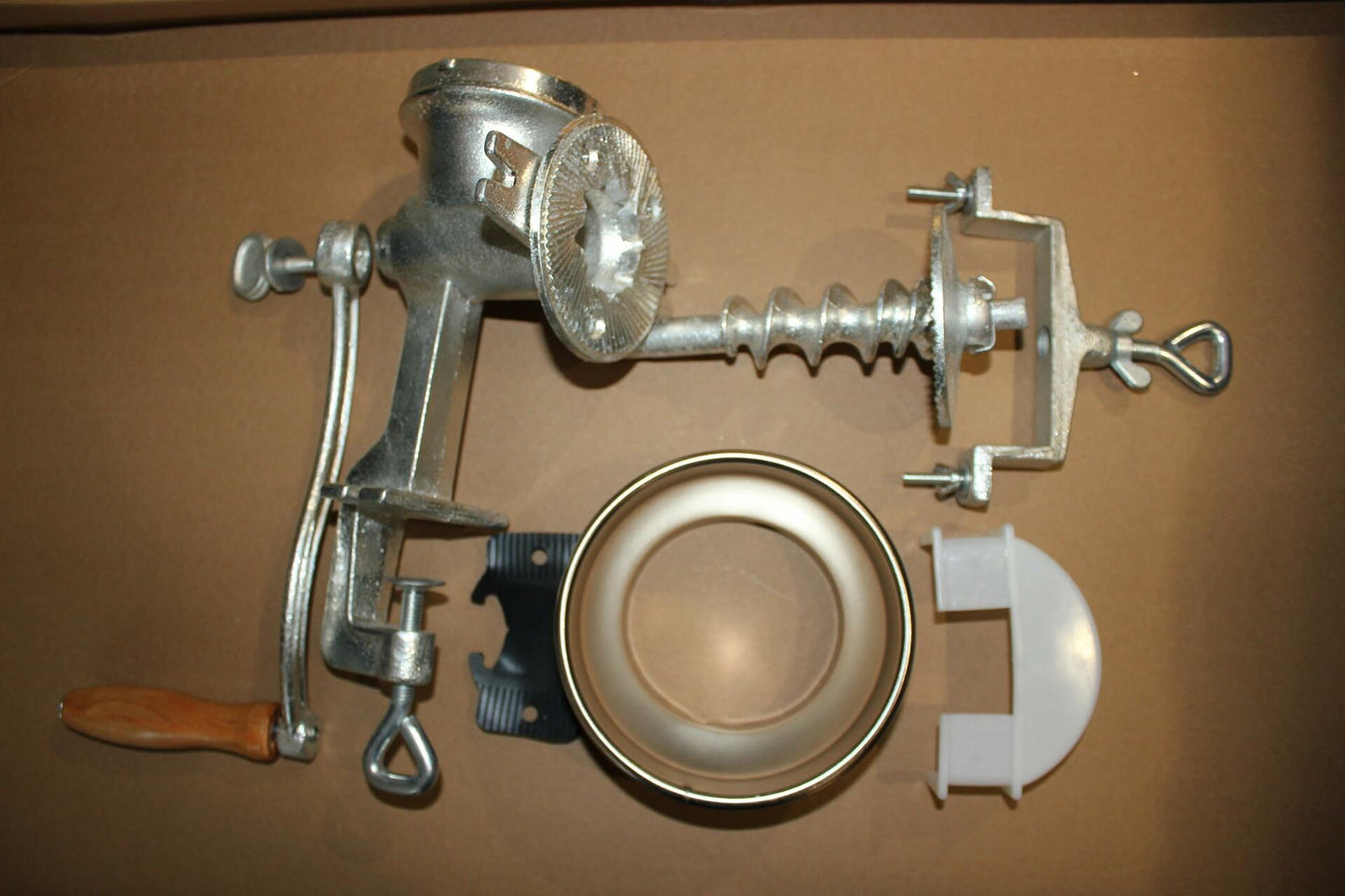 Vanaart Grain Mill High Hopper Manual Cast Iron Grain Grinder