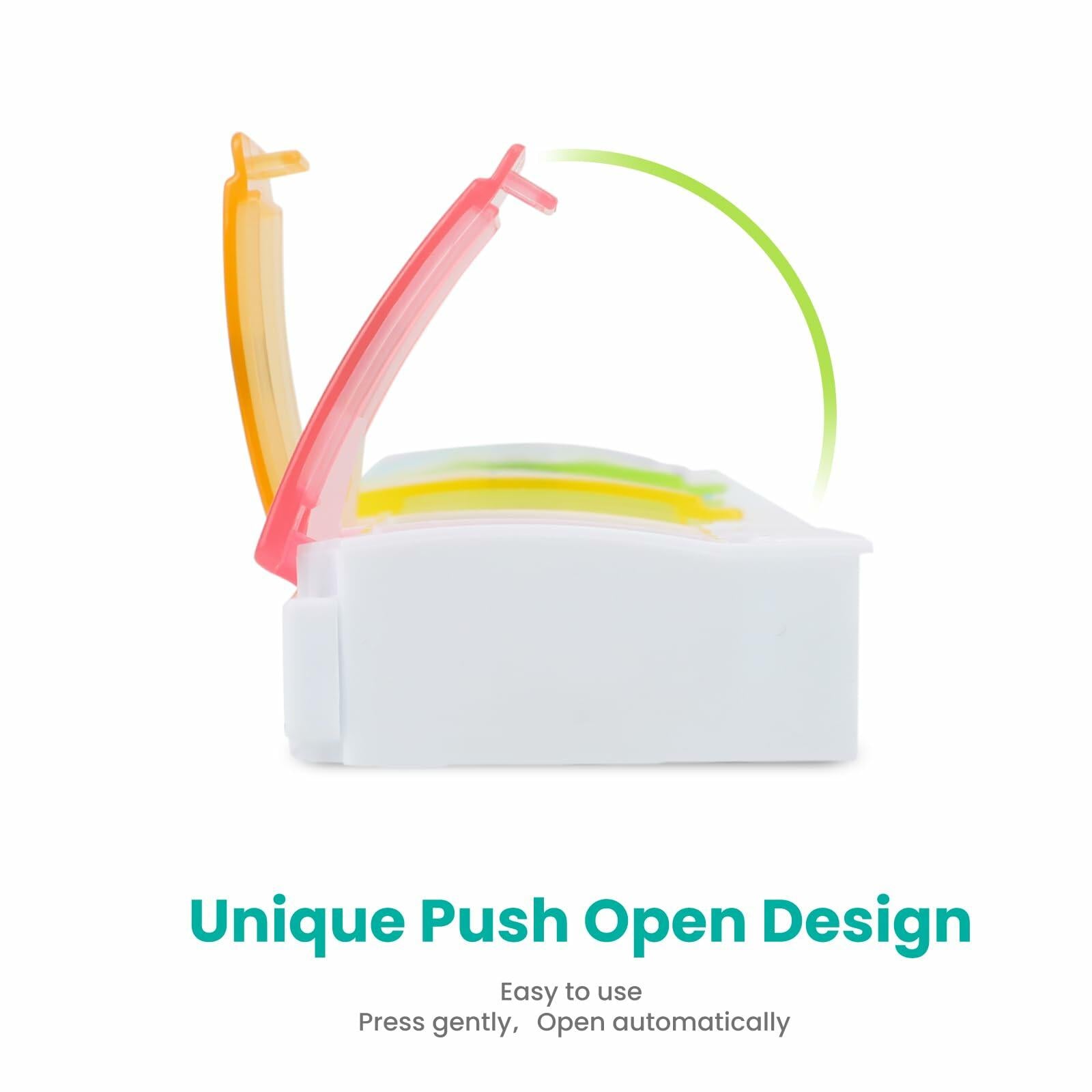 Weekly Pill Organizer 7 Day 3 Times a Day Portable Case Colorful