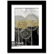 Fxojyvo 5x7 Picture Frame Black Wall Mount Display 1 Pack