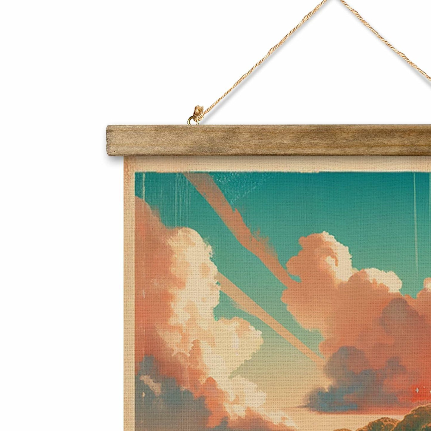 XIAOAIKA American Samoa National Park Travel Poster 16x23 Inches Wooden Frame