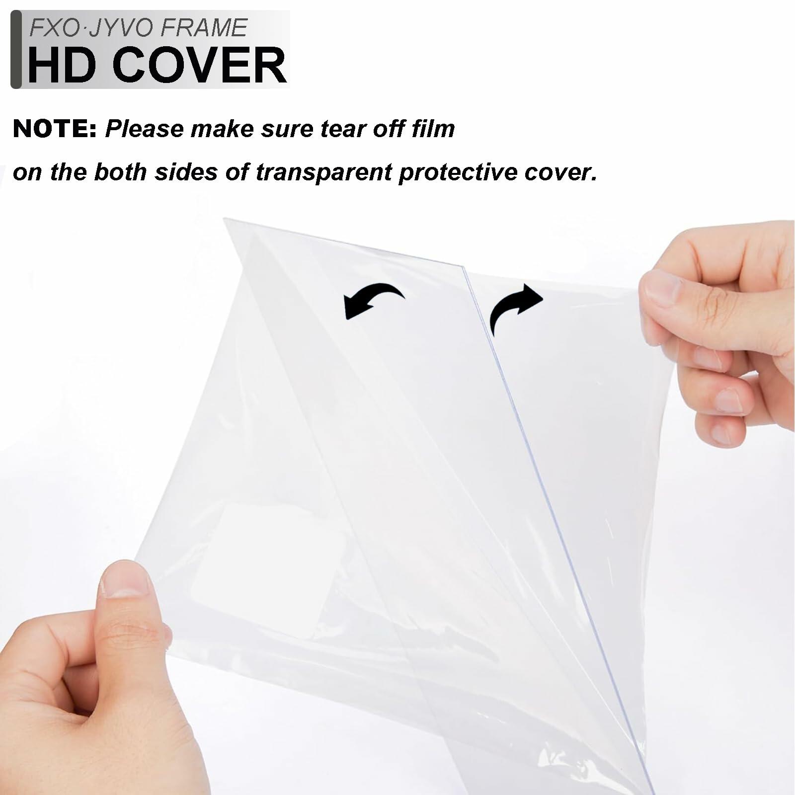 Fxojyvo 5x7 Picture Frame Black Wall Mount Display 1 Pack