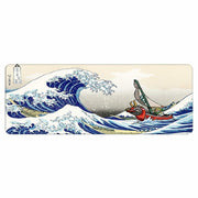 Kanagawa Extended Gaming Mouse Pad Large 31.5x11.8 Inch Non-Slip Rubber