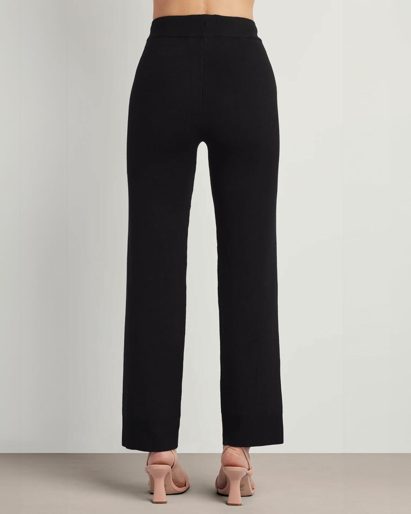 ELLEN TRACY Women's Knit Joni Casual Pull On Pants Black XL