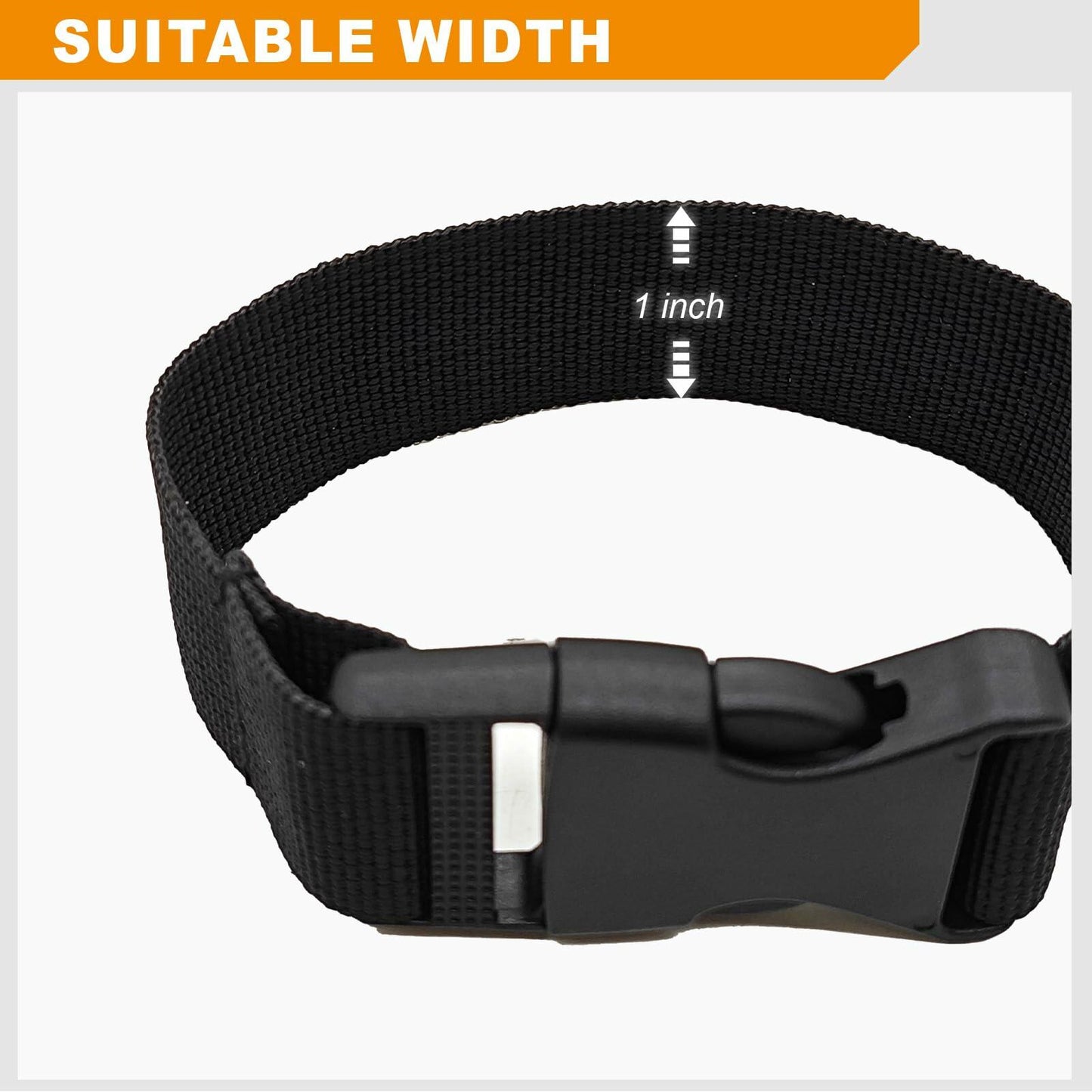 Universal Truck Gun Rack Extension Strap Black Durable Secure Firearm Holder L