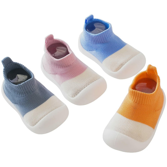 BaErSan Baby Mesh Breathable First Walking Shoes Blue Size 25-30 Months