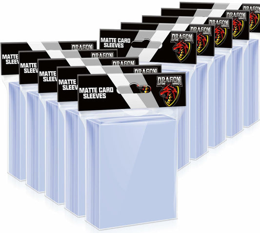 1000 Count Card Sleeves Top Loaders for Trading Cards Sports Football Game