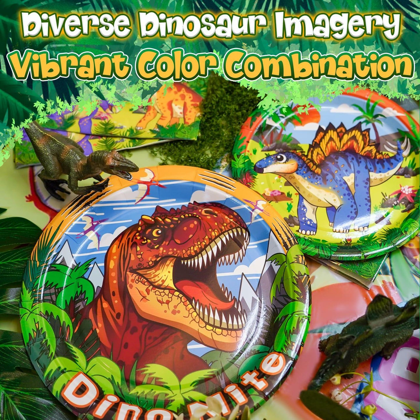 Daidle Unicorn Birthday Party Supplies Kit Banner Tableware for 24 Guests