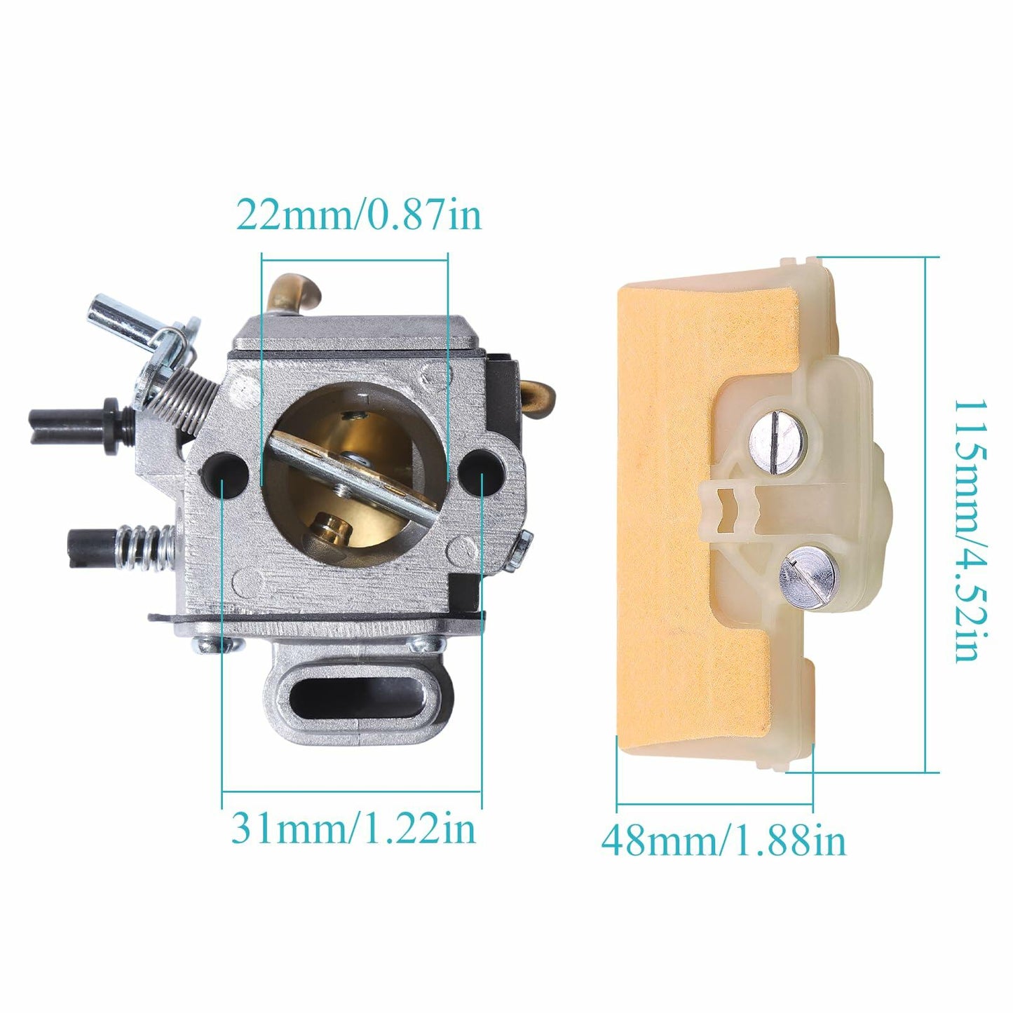 [Like_new] Atunee MS310 MS290 Carburetor Repower Kit for Stihl 029 039 MS390 Chainsaw