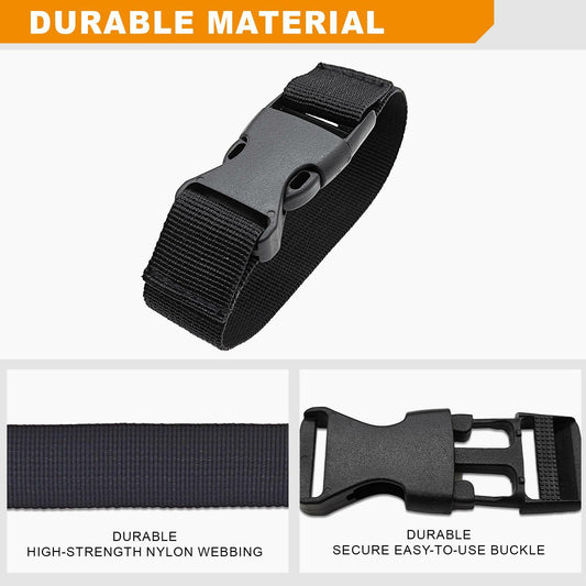 Universal Truck Gun Rack Extension Strap Black Durable Secure Firearm Holder L