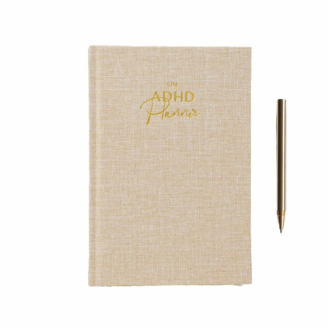 The ADHD Planner for Adults Undated Daily & Weekly Journal 90 Days Habit Tracker