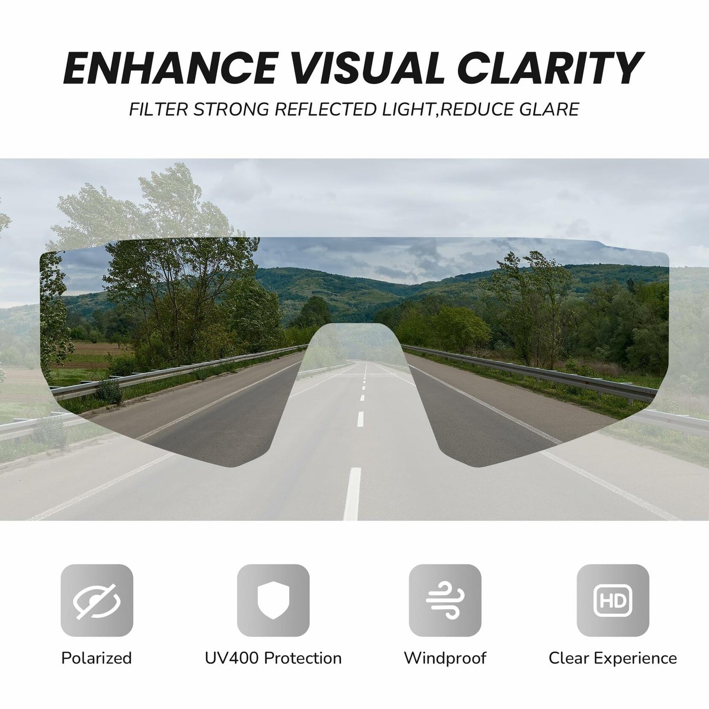 Generic Astrowalk Cycling Goggles UV Protection Multi-Sport Grey