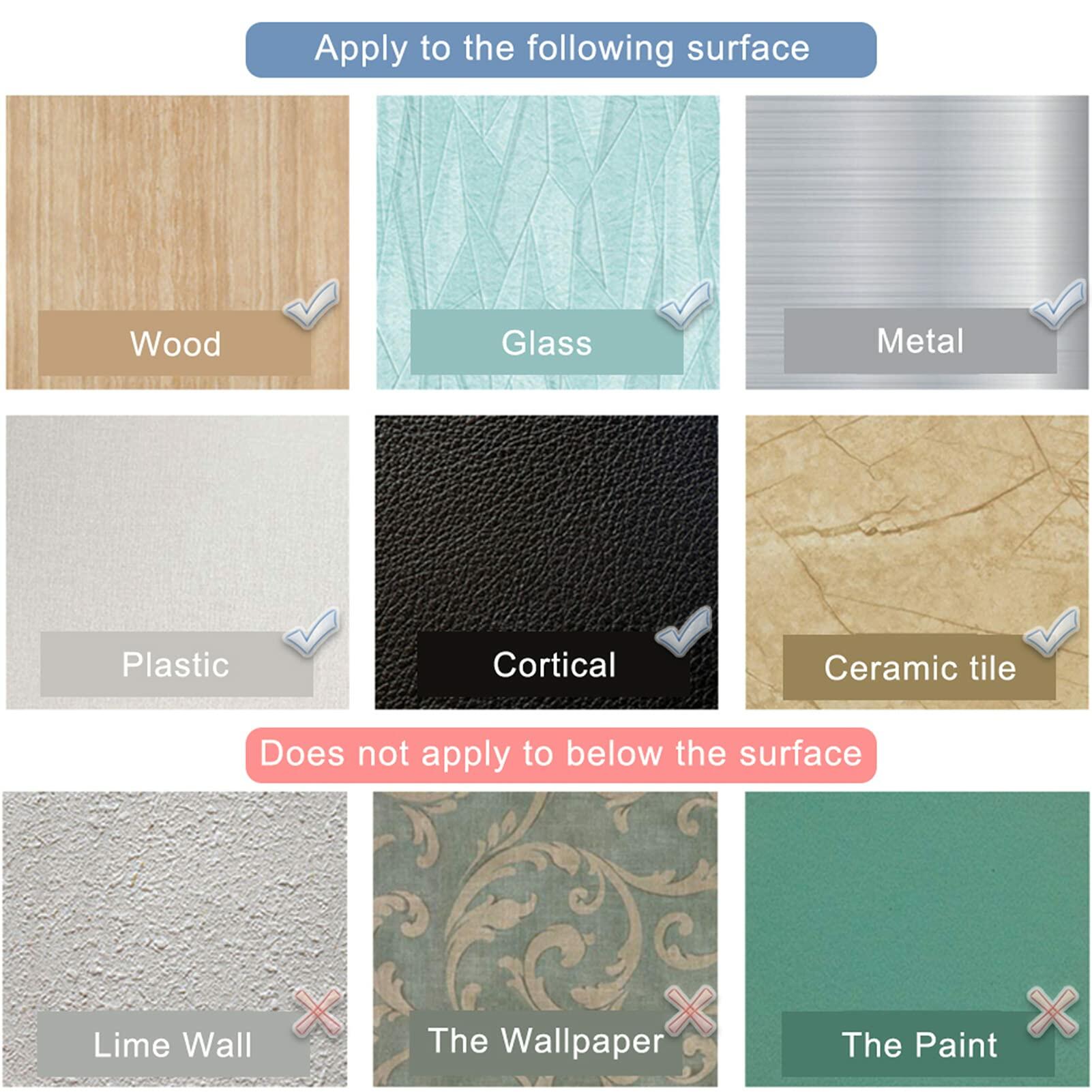 ORIJOYNA 2 Pack Wall Mounted Self-Adhesive Toothbrush Holder White