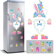 Weewooday 14pcs Easter Gnomes Refrigerator Magnets Multicolor Holiday Set