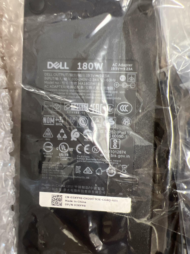 [Like New] Dell WD19 180W Docking Station (130W Delivery) USB-C, HDMI, Dual DisplayPort