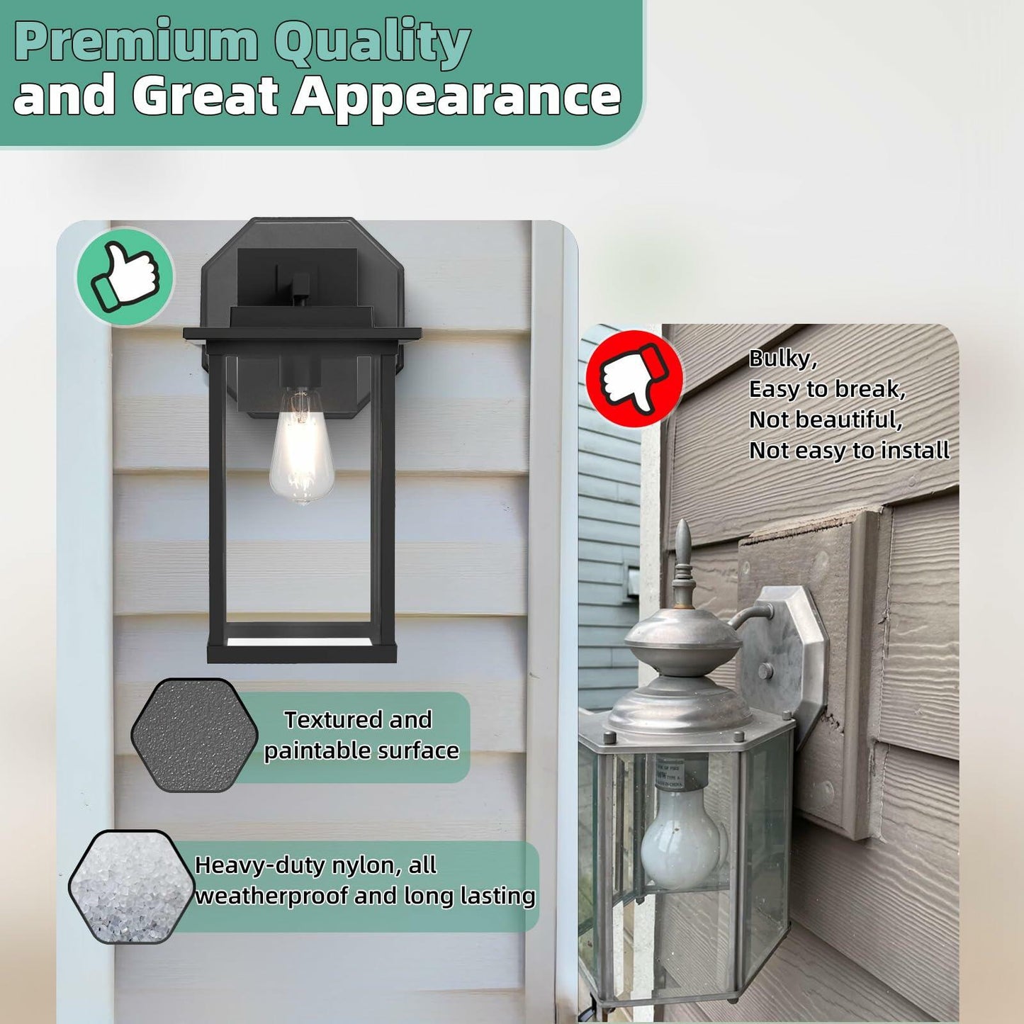 Qulity Vinyl Siding Mounting Block Octagon 1/2in Lap 4in Height Black 1 Pack