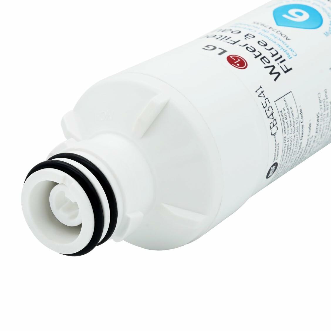 [Like_new] LG LT1000P Refrigerator Water Filter 6 Month 200 Gallon Capacity White