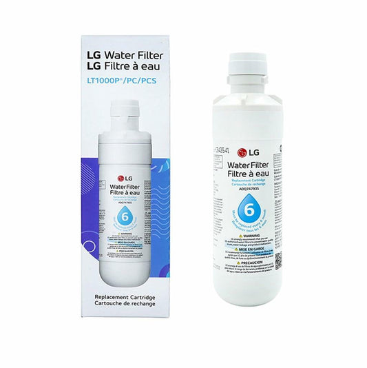 [Like_new] LG LT1000P Refrigerator Water Filter 6 Month 200 Gallon Capacity White