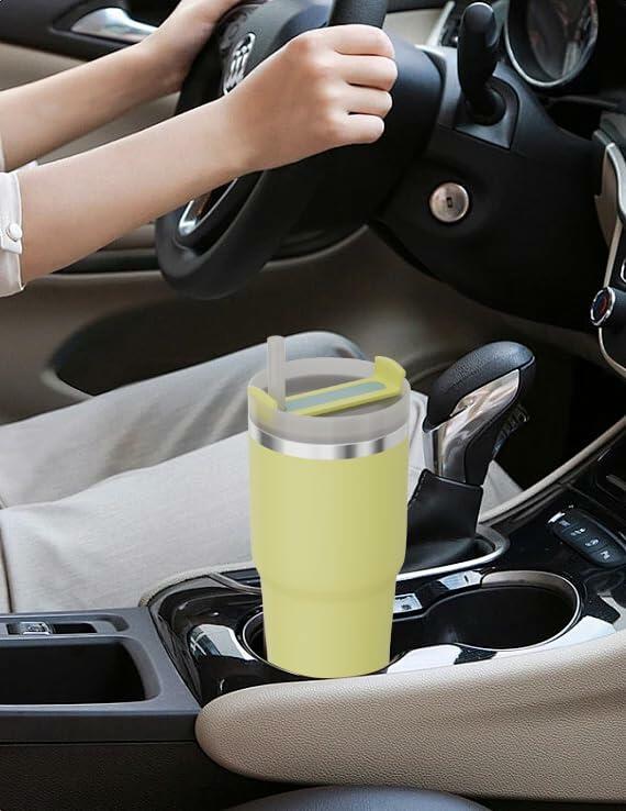 [Like_new] YOUEXPERT 14 oz Tumbler with Straw, Insulated Tumblers with Lid and Straw, 14 oz