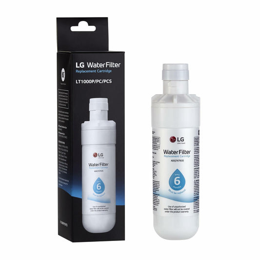 [Like_new] LG LT1000P Refrigerator Water Filter 6 Month 200 Gallon Capacity White