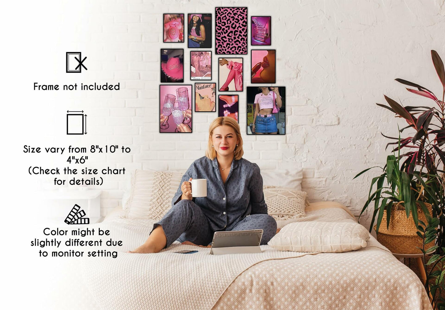 365DoRoTeYa Vintage Travel Posters Retro Cityscape Wall Art Prints 40 PCS