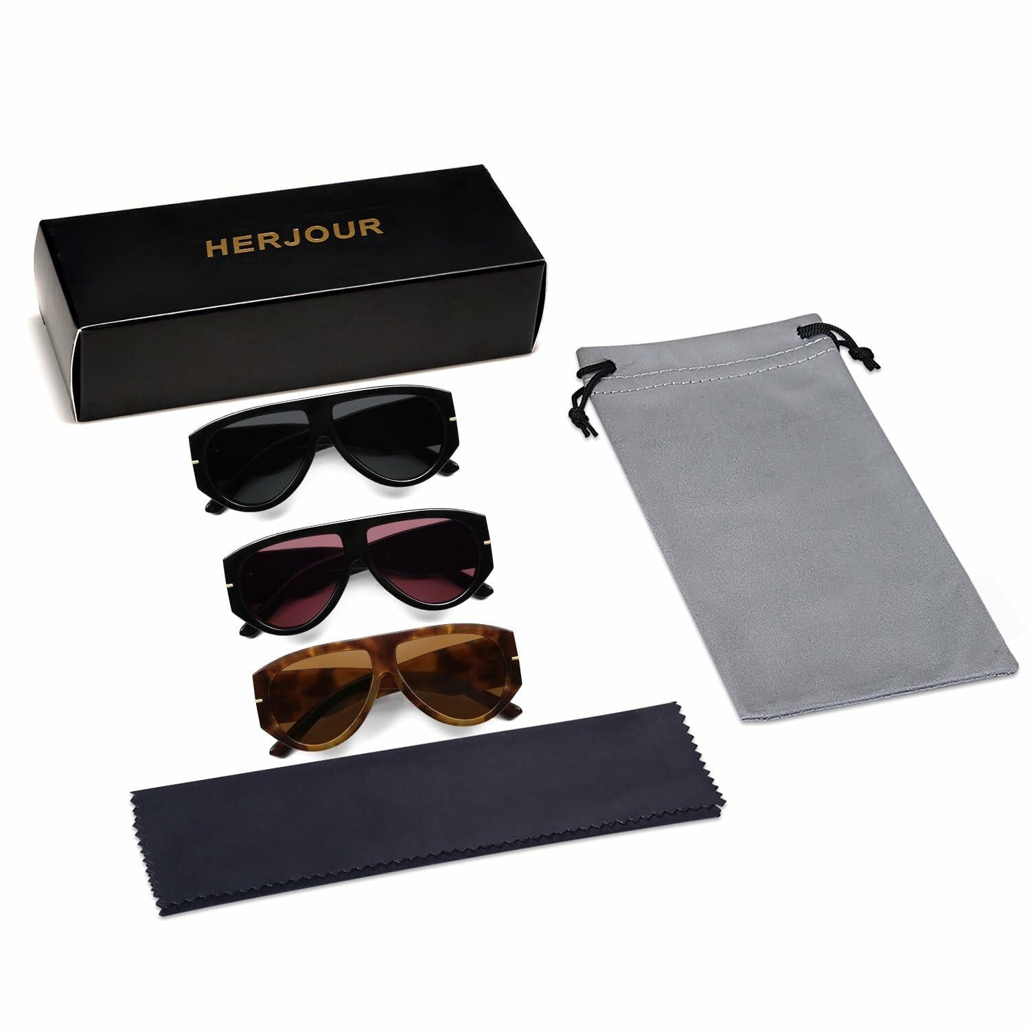 Oversized Retro Aviator Sunglasses Womens Mens 70s Vintage AR82227 - 1 Glasses