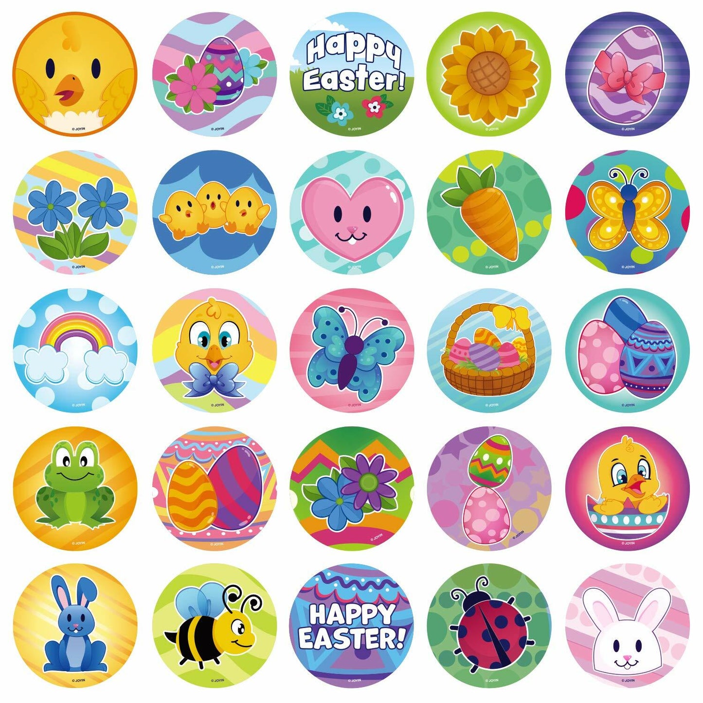 JOYIN 1000 Easter Arts & Crafts Kit with Stickers, Stampers, Tattoos