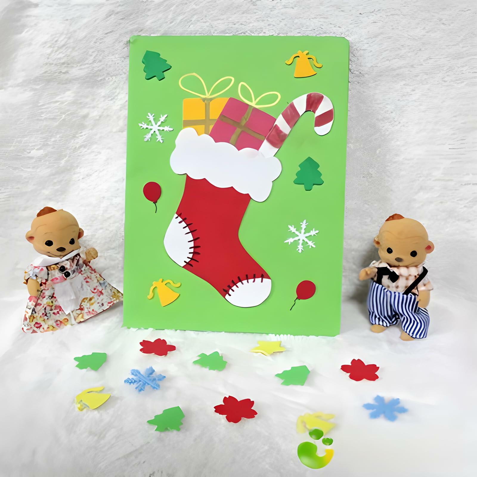 Calefow Felt Fabric Sheets Craft Kit 60PCS 6x8in Multicolor Sewing Modern