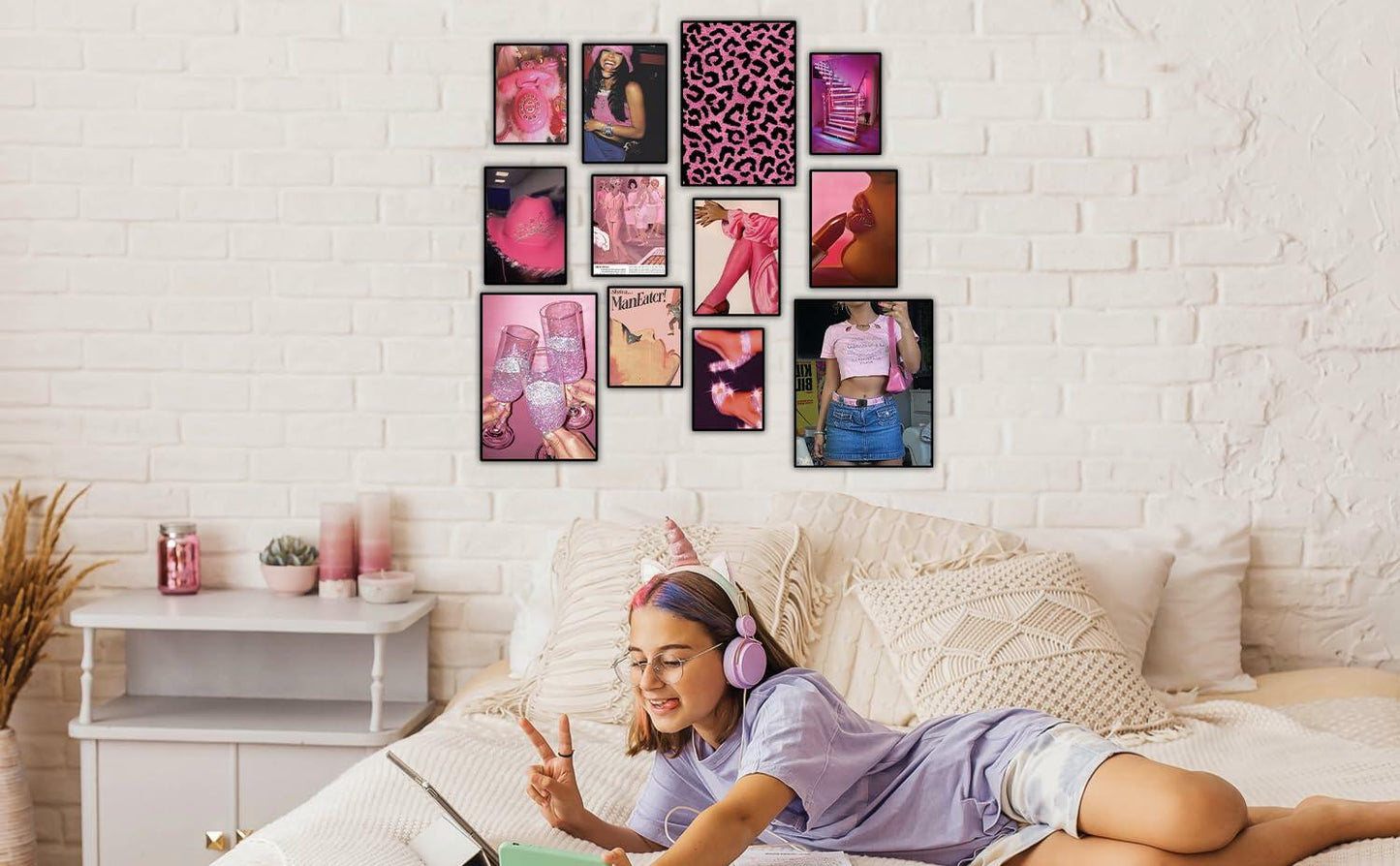 365DoRoTeYa Vintage Travel Posters Retro Cityscape Wall Art Prints 40 PCS