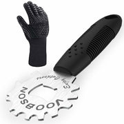 VOOBSON Grill Scraper Stainless Steel Extended Handle Bottle Opener Gloves
