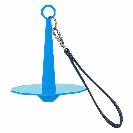 Portable Wrist Yarn Holder with Leather Strap Yarn Ball Organizer Blue