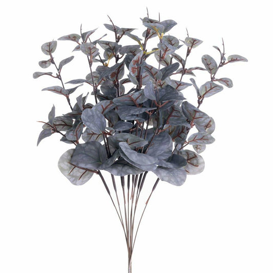 KIRIFLY 10pcs Fake Eucalyptus Stems Indoor Greenery Décor Green