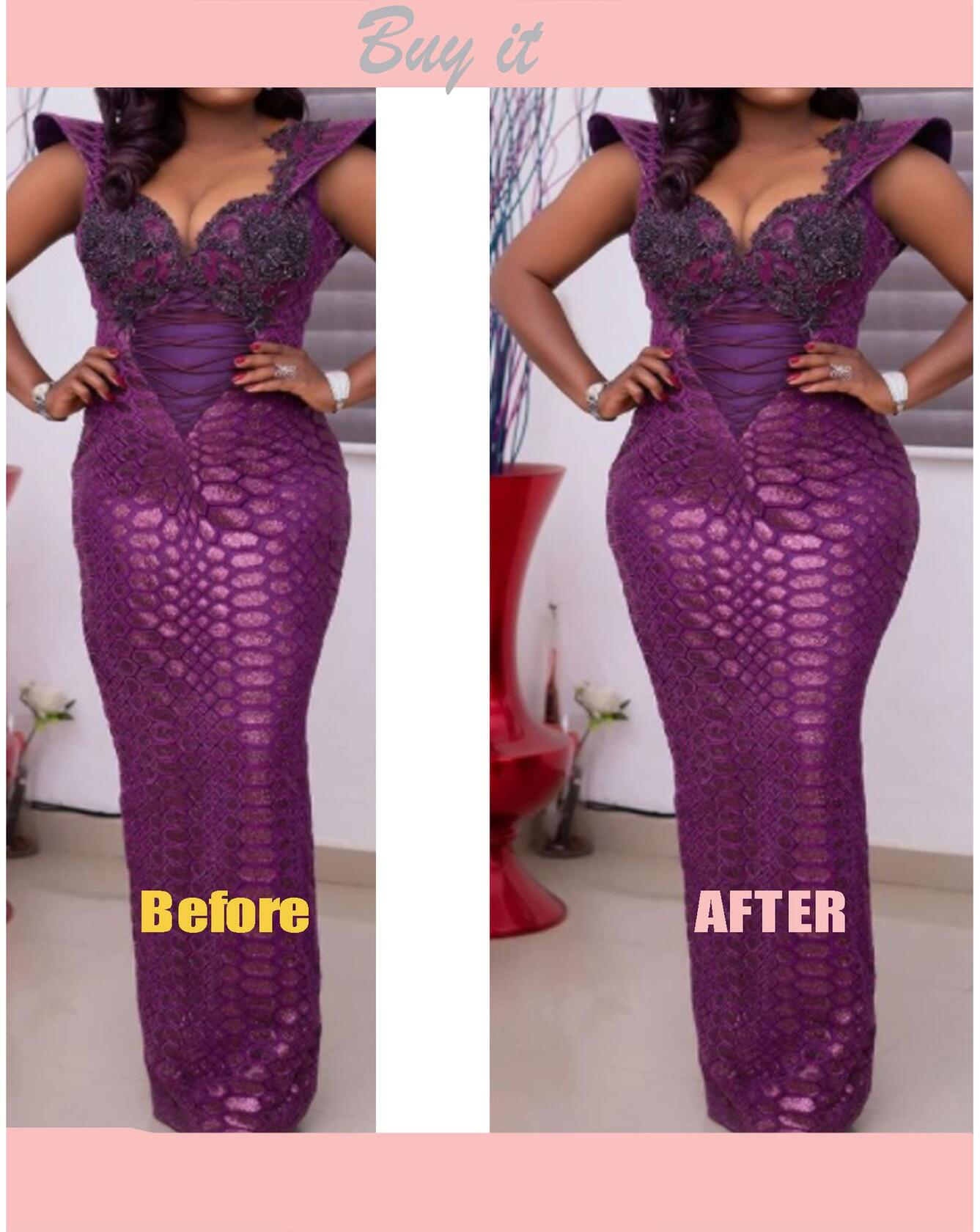 VENDAU Hip Dip Filler Shapewear Butt Pads Lifting Enhancer Beige Size M