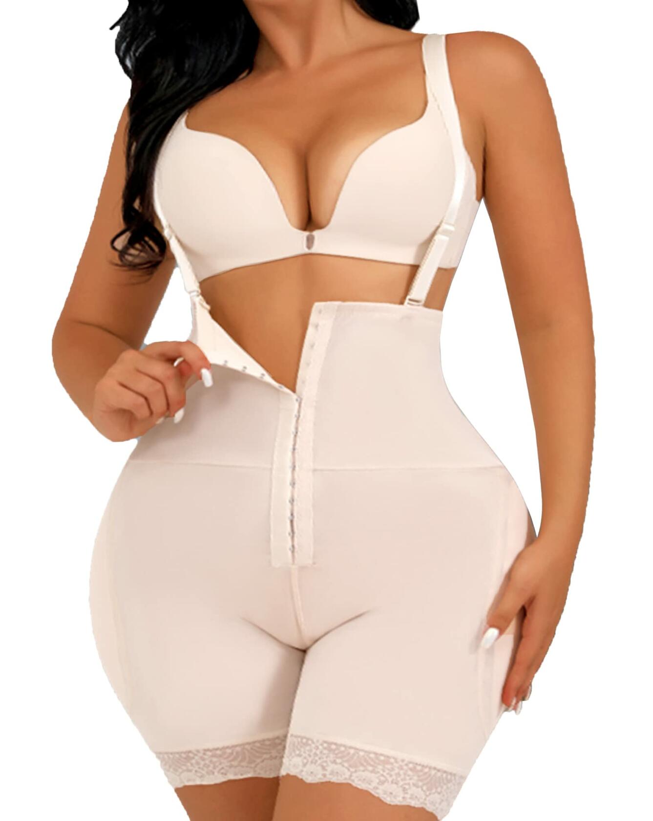 VENDAU Hip Dip Filler Shapewear Butt Pads Lifting Enhancer Beige Size M