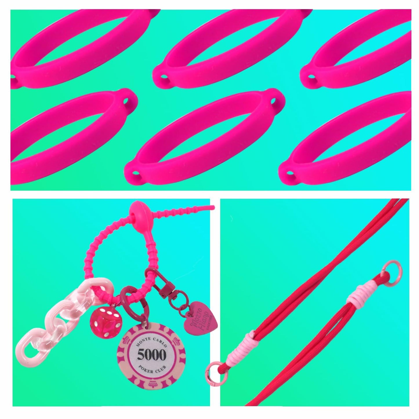 Stanley Cup Accessories Set Boot Handle Strap Straw Cover Charms Stickers