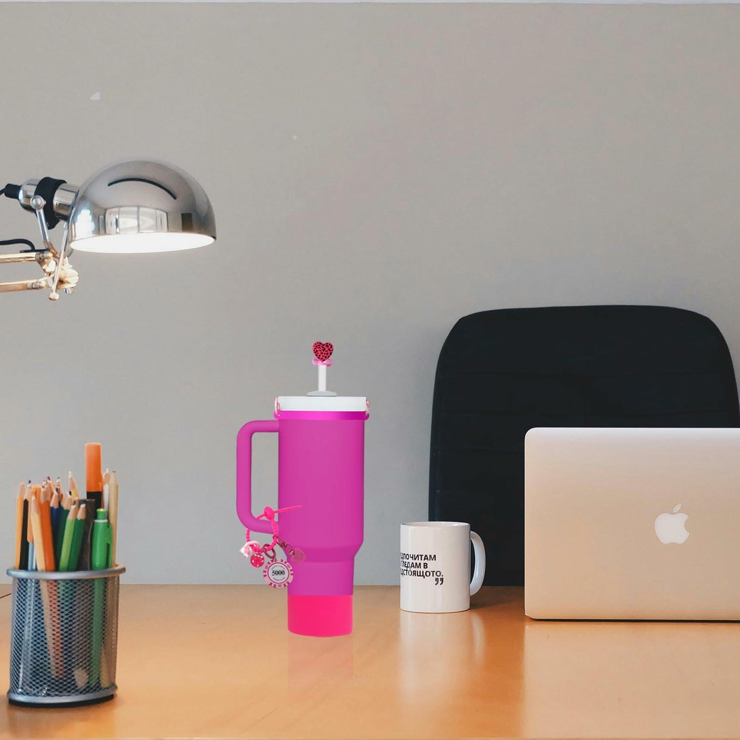 Stanley Cup Accessories Set Boot Handle Strap Straw Cover Charms Stickers