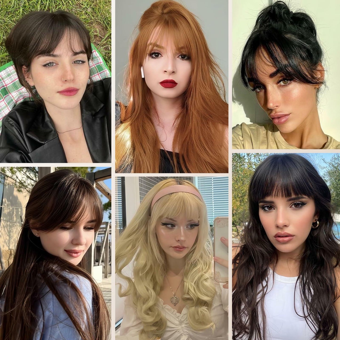 starluck Clip in Bangs 9g 100% Human Hair Extensions Light Blonde