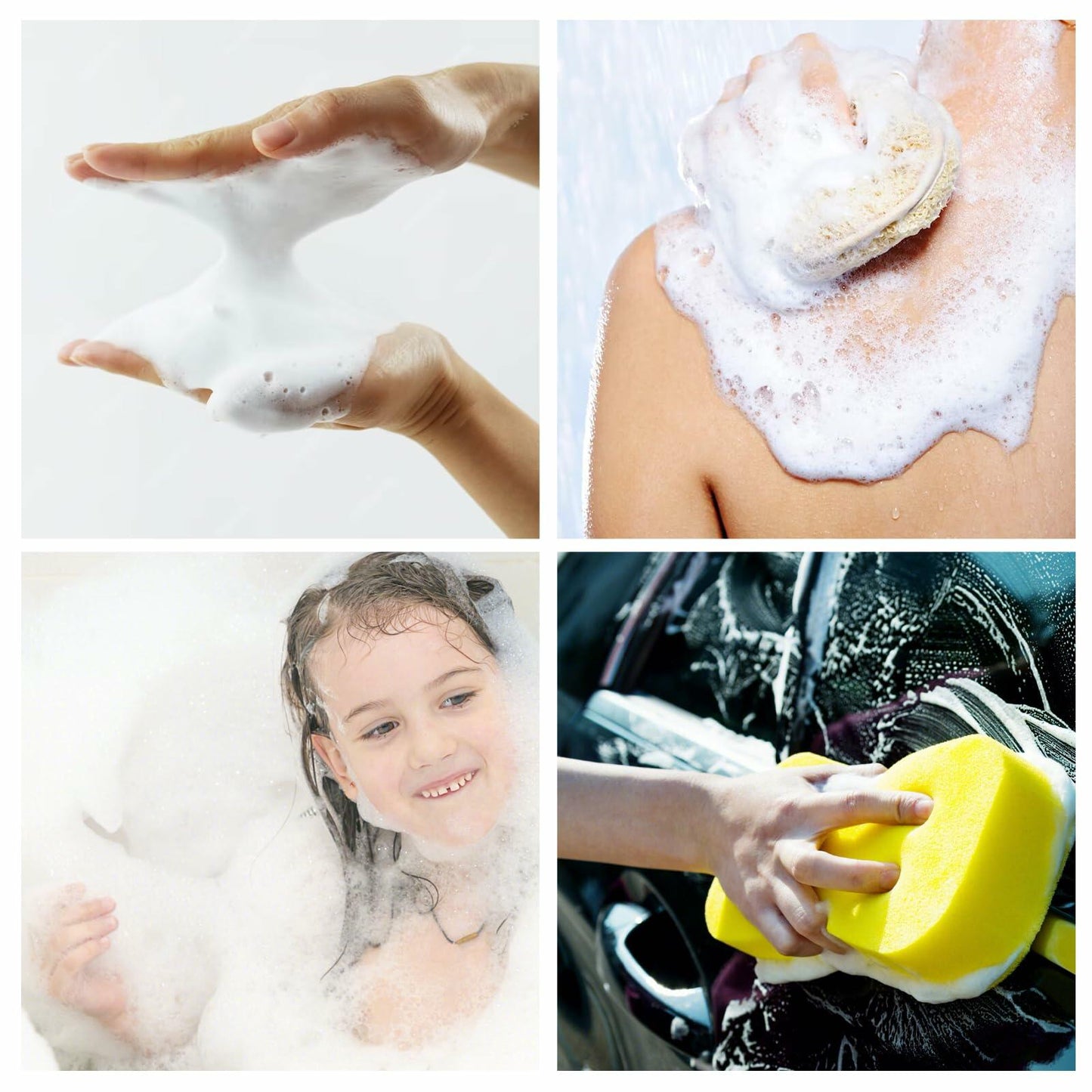 ZEYIYER 3PCS 1.7oz Foam Pump Bottle Travel Size 50ml Clear Dispenser